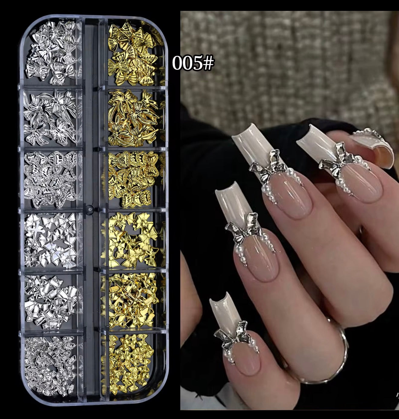 Silver & Gold Alloy Bows