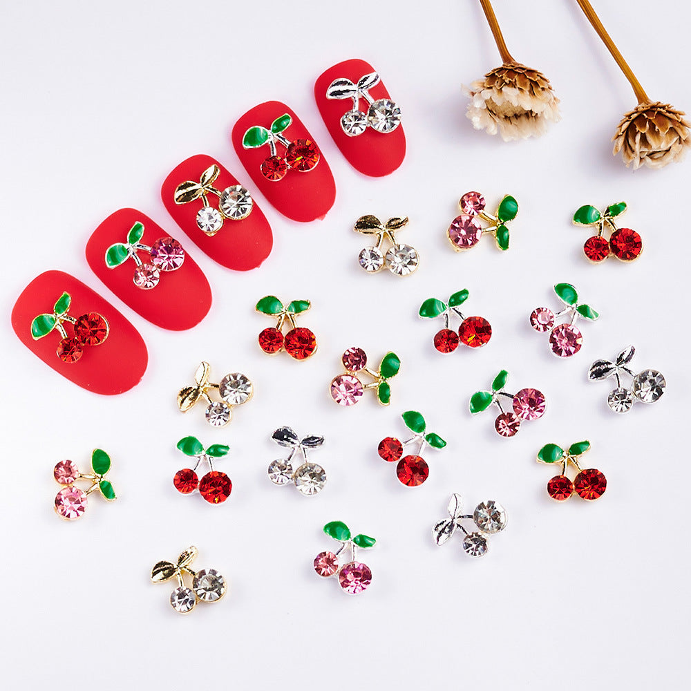 Pink Cherry Charms